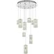 Aston 9 Light 24 inch Chrome Pendant Ceiling Light