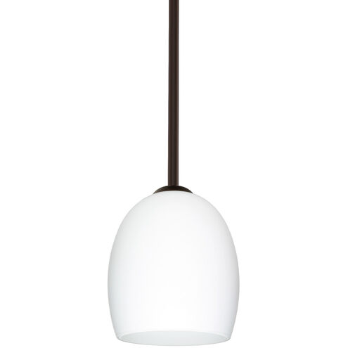 Lucia 1 Light Bronze Stem Pendant Ceiling Light