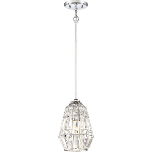 Braiden 1 Light 7.25 inch Chrome Mini Pendant Ceiling Light