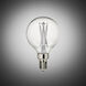 Branded Lamps LED 19 - G16-1/2 C - E12 Candelabra 4 watt 120 2700K Light Bulb