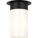 Drew & Jonathan Archer 1 Light 4 inch Midnight Black Flush Mount Ceiling Light