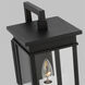 C&M by Chapman & Myers Cupertino 1 Light 15 inch Textured Black Outdoor Wall Lantern