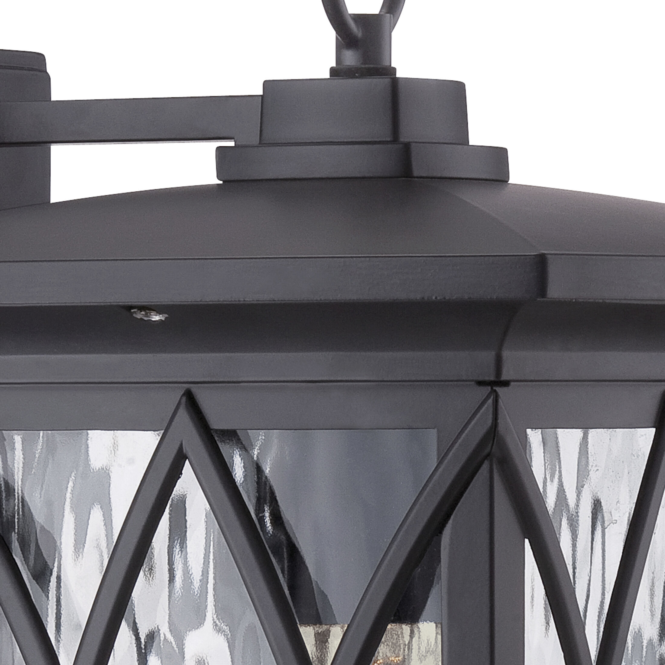 Grover 1 Light 15 inch Mystic Black Outdoor Wall Lantern