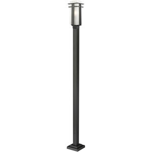 Abbey 1 Light 114.25 inch Black Outdoor Post Mounted Fixture