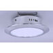 Hilite LED 7 inch Polished Chrome ADA Wall Sconce Wall Light