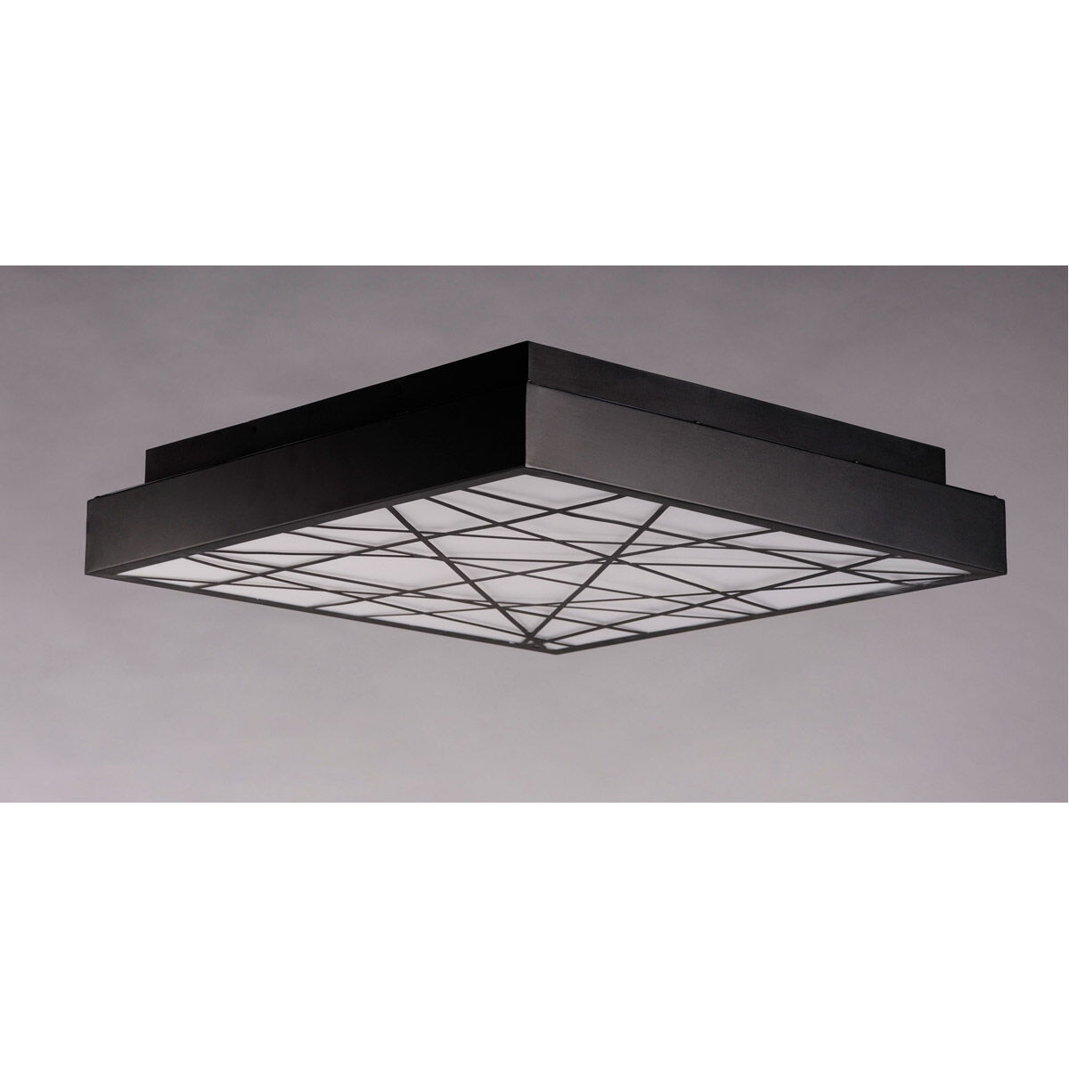Intersect LED 23.5 inch Black Flush Mount Ceiling Light