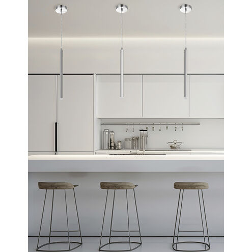 Sanya LED 1 inch Polished Chrome Island Pendant Ceiling Light