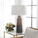 Padma 31 inch 150.00 watt Aged Ivory and Dark Chocolate with Brushed Brass Table Lamp Portable Light