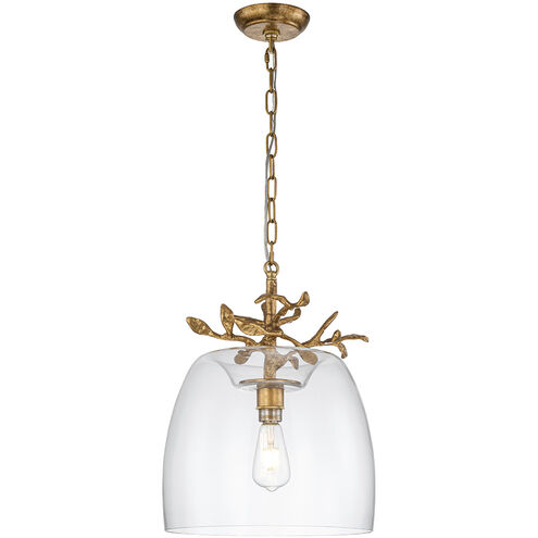 Audubon Park 1 Light 14 inch Gold Pendant Ceiling Light