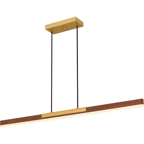Quoizel Colter LED 48 inch Brushed Gold Island Light Ceiling Light, Large PCCOT148BRG - Open Box