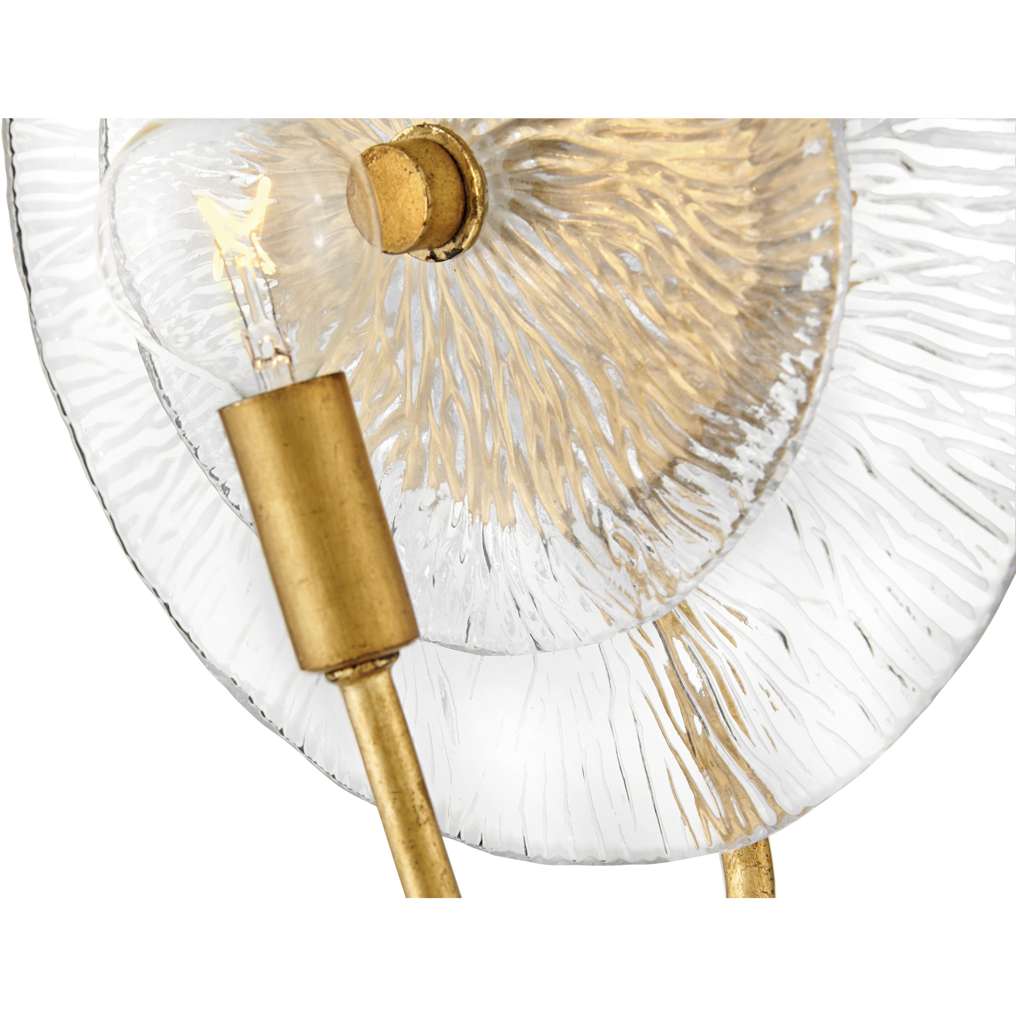 Rene LED 10 inch Distressed Brass ADA Sconce Wall Light