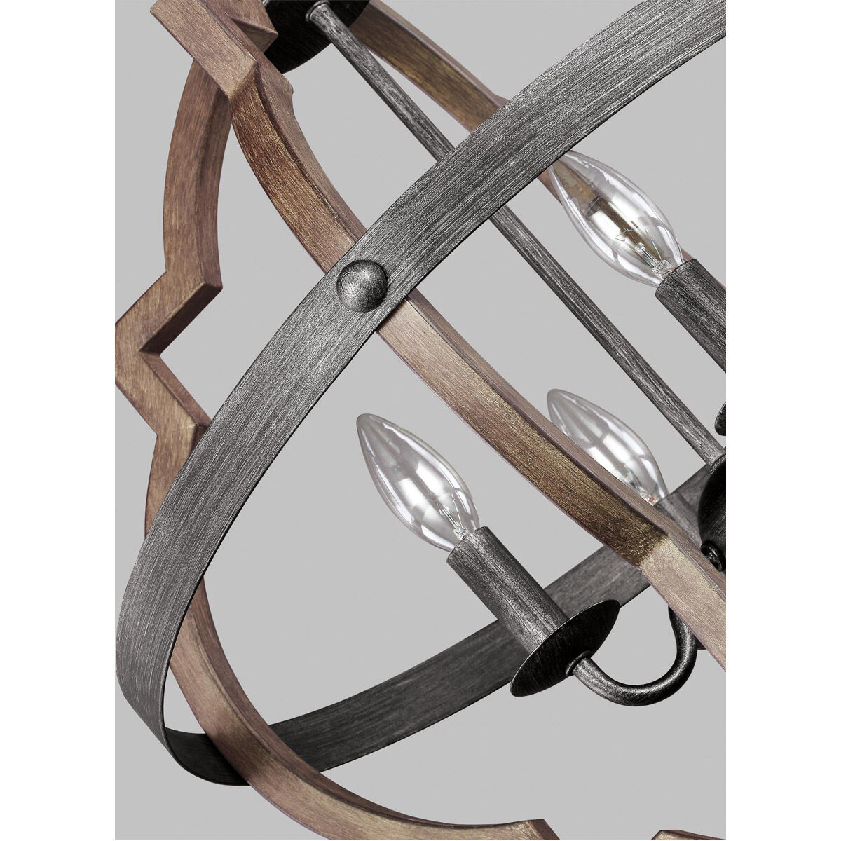 Socorro 4 Light 20.88 inch Stardust Foyer Pendant Ceiling Light