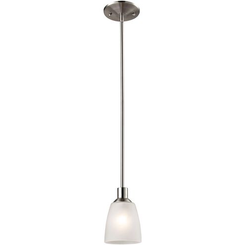 Jackson 1 Light 4 inch Brushed Nickel Mini Pendant Ceiling Light in Incandescent