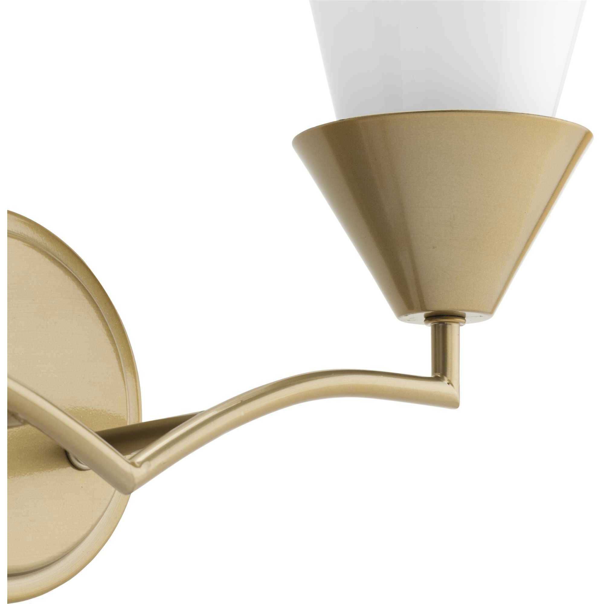 Pinellas 2 Light 15 inch Soft Gold Vanity Light Wall Light, Design Series