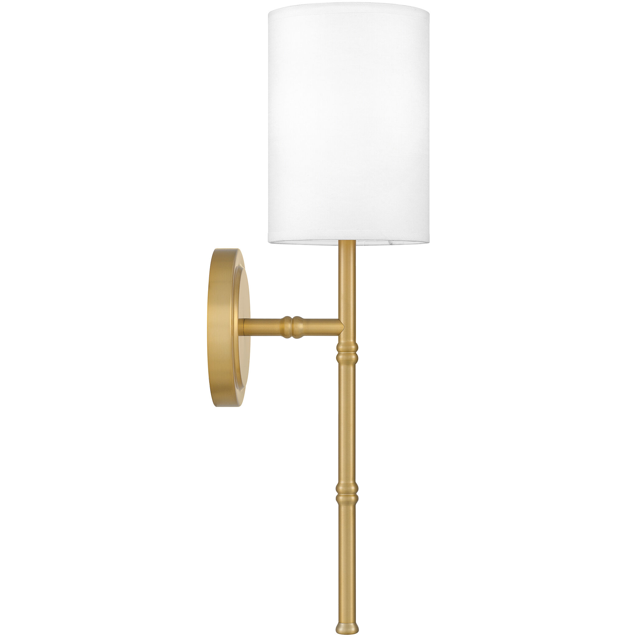 Monica Wall Sconce Wall Light in Aged Brass