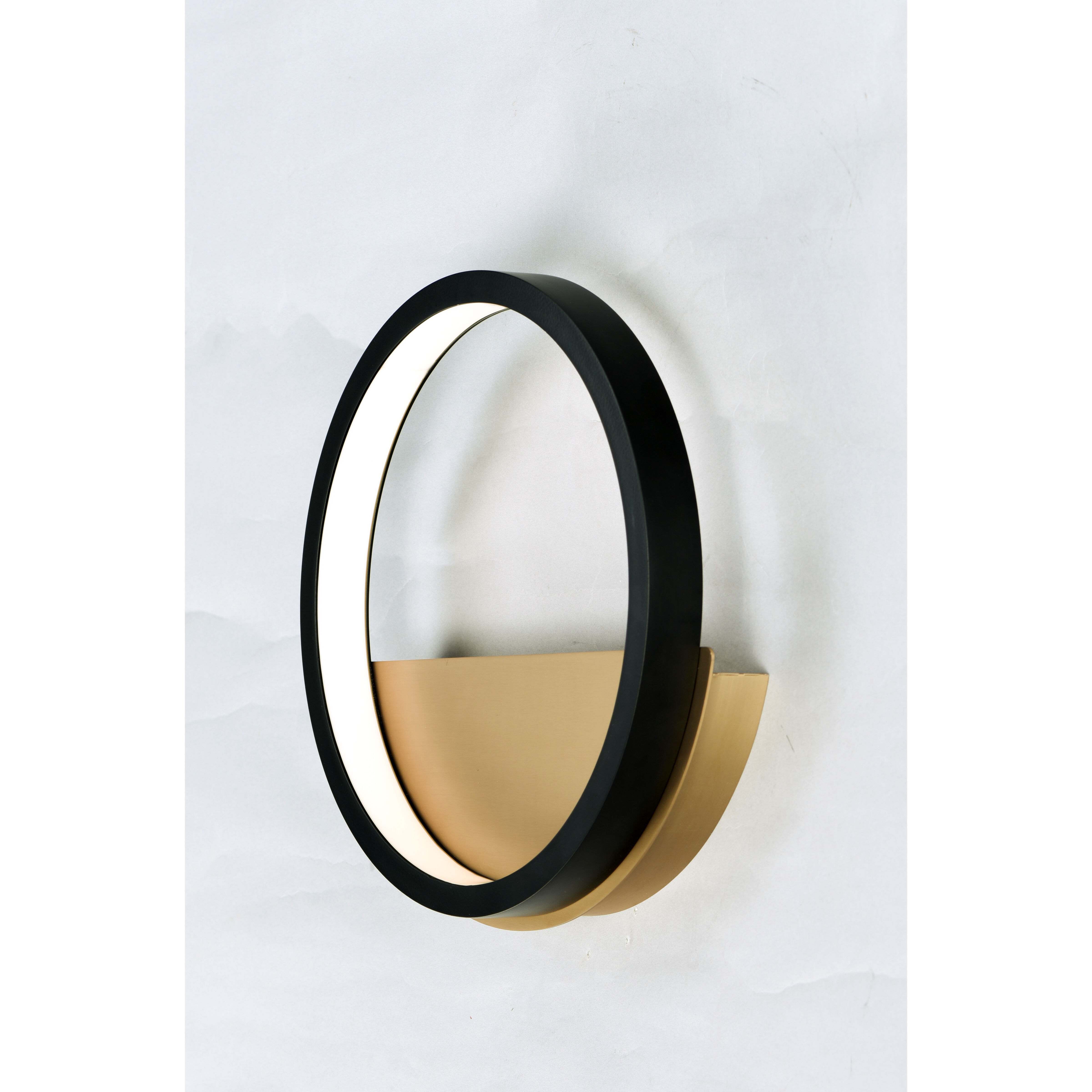 ET2 E24320 BKGLD Hoopla LED 11.75 inch Black and Gold ADA Wall Sconce Wall Light