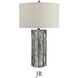Cirro 28 inch Nickel Table Lamp Portable Light