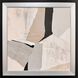 Gray Abstract White and Black and Gray and Neutral Framed Art, Propac