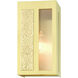 Lafayette 1 Light 9 inch Satin Brass Outdoor ADA Wall Lantern