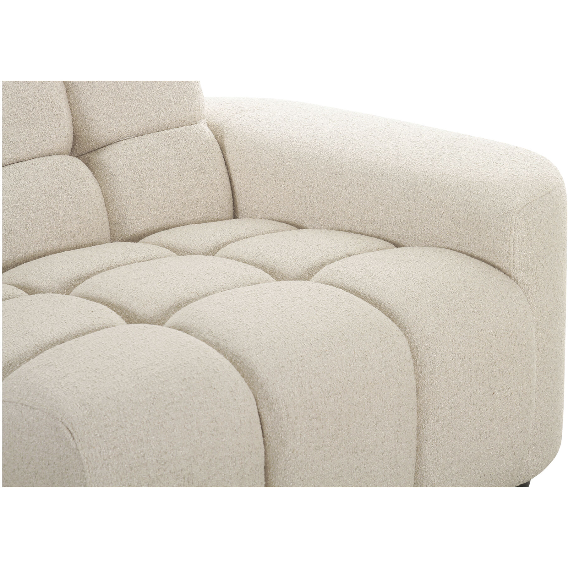 Roman Beige L-Shaped Sectional