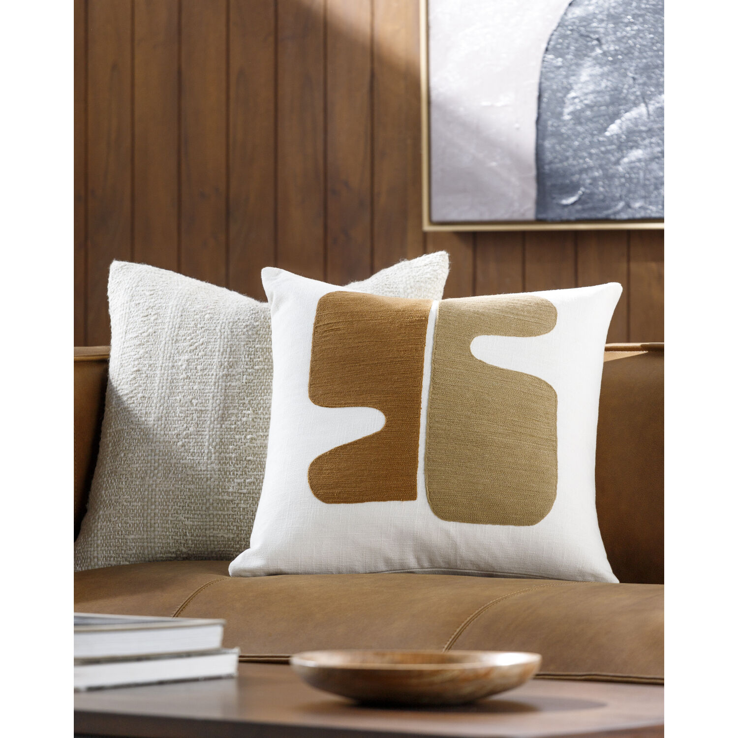 Jason Wu 18 X 18 inch Off-White / Copper / Camel / Sand Accent Pillow