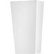 Coastal Elements Cruz LED 11 inch Textured White Outdoor Wall Mount Lantern