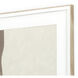 Dive / Plunge Blue and Beige and Brown and Neutral Framed Art