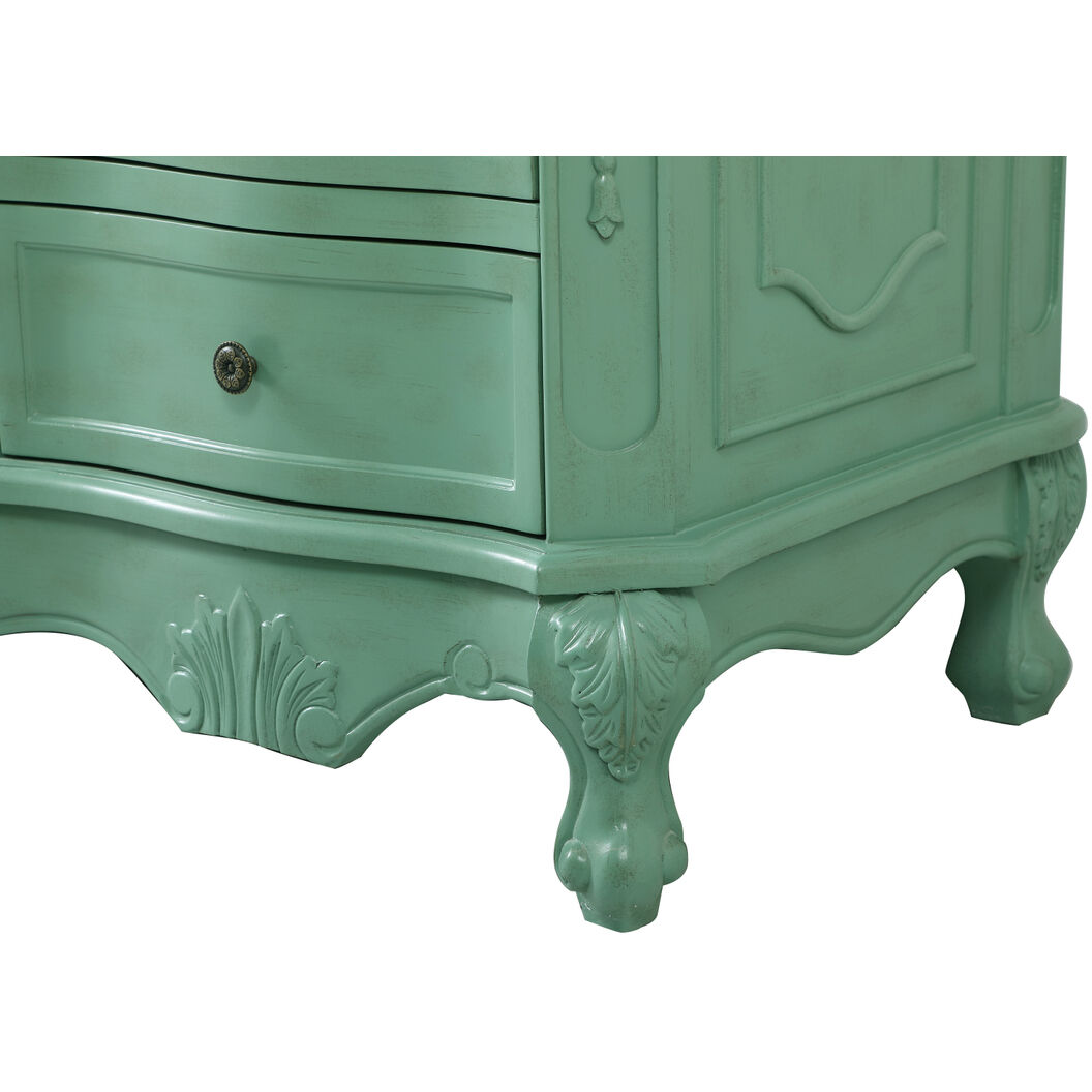 Danville 60 X 21 X 36 inch Vintage Mint Vanity Sink Set