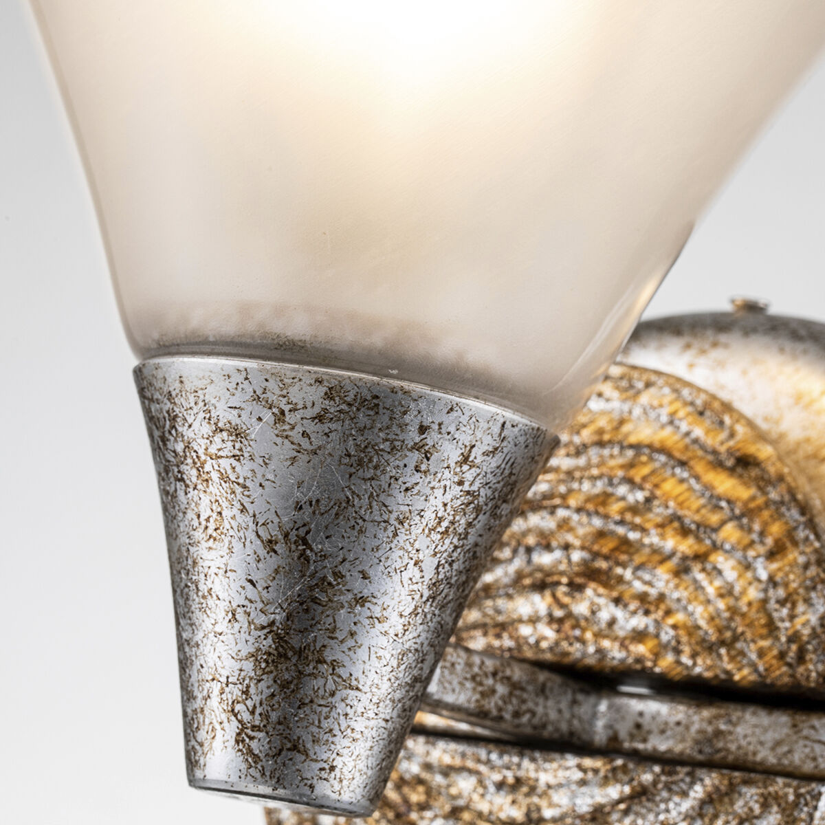 Lemoine 1 Light 7.5 inch Silver Leaf Bath Bar Wall Light