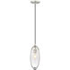 Arden 1 Light 4.5 inch Brushed Nickel Pendant Ceiling Light