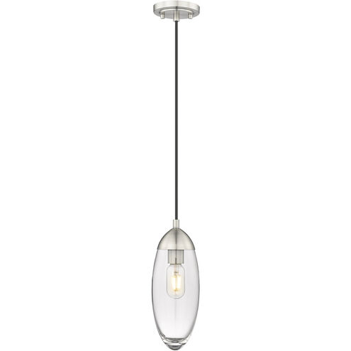 Arden 1 Light 4.5 inch Brushed Nickel Pendant Ceiling Light