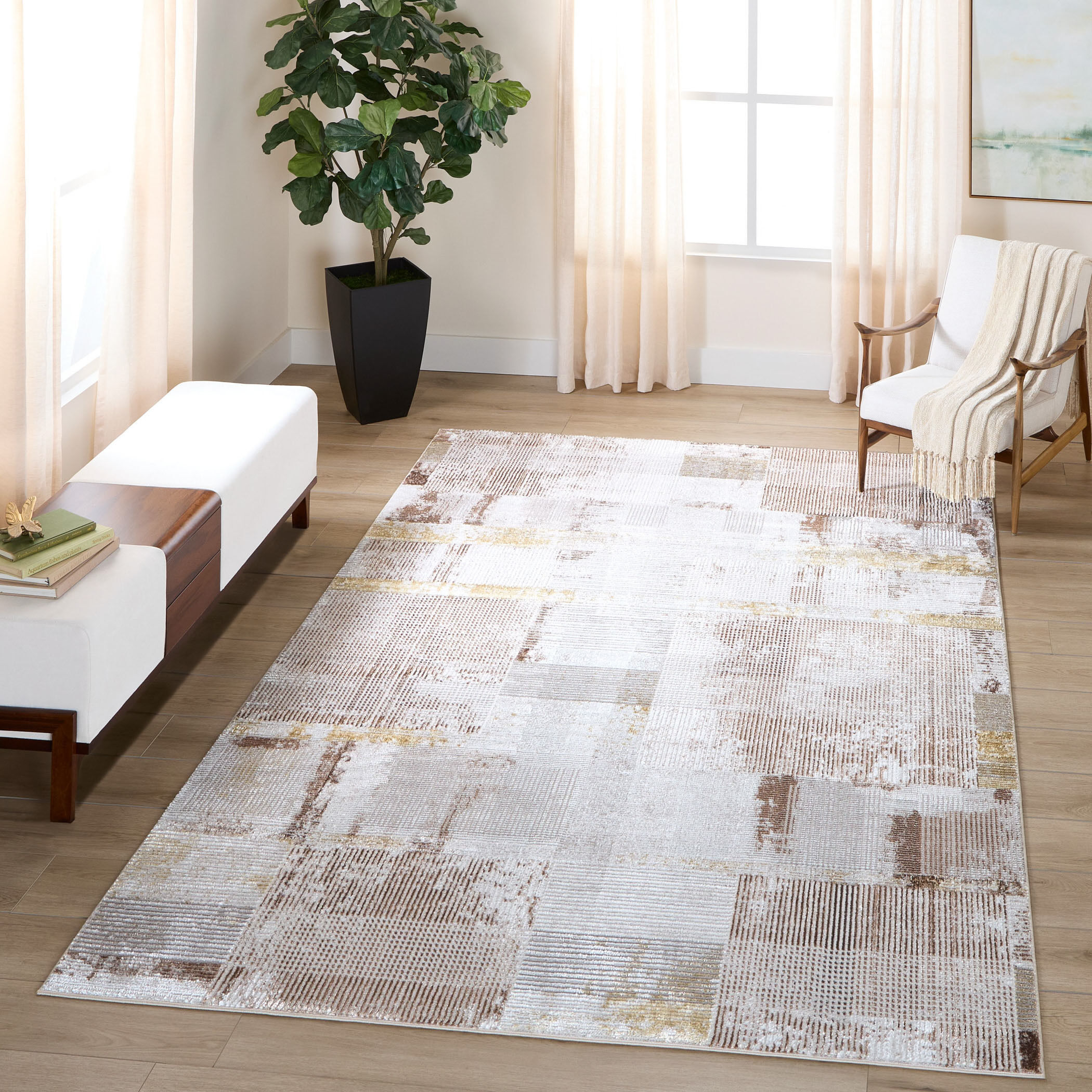 Baltea 158 X 118 inch Earth Tones Rug in 10 x 13