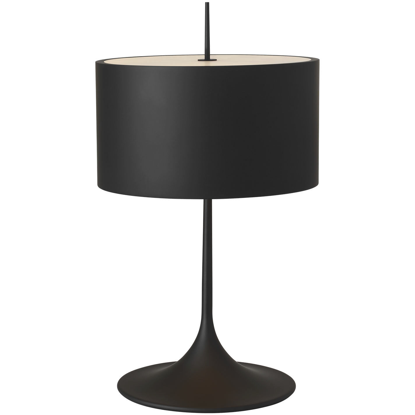 Barbara Barry Spinet 26.25 inch 6.5 watt Matte Black Modern Trumpet Table Lamp Portable Light