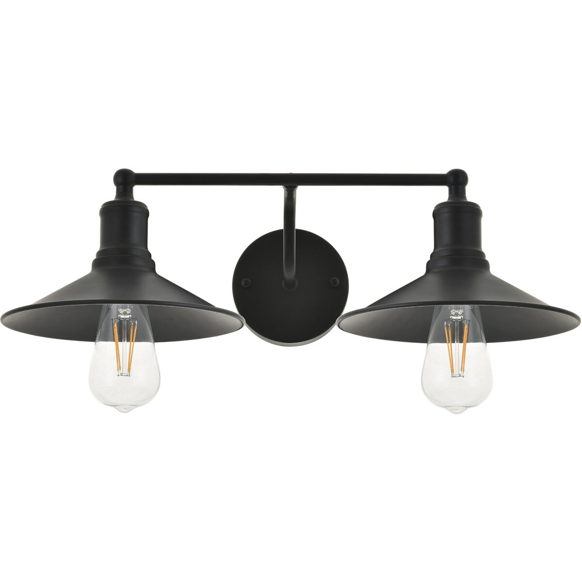 Etude 2 Light 21 inch Black Wall Sconce Wall Light