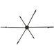 Juniper 6 Light 36 inch Black Chandelier Ceiling Light