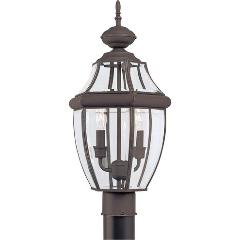 Lancaster 2 Light 21.5 inch Antique Bronze Outdoor Post Lantern