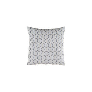 Solid Bold II 18 X 18 inch Medium Gray and Charcoal Throw Pillow