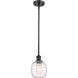 Ballston Belfast 1 Light 6 inch Matte Black Mini Pendant Ceiling Light