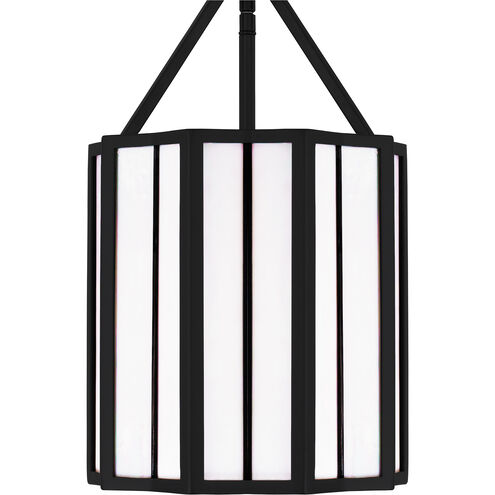 Martinique 3 Light 9.75 inch Matte Black Mini Pendant Ceiling Light, Small