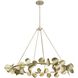 Laurel 8 Light 38 inch Gilded Silver Chandelier Ceiling Light, Design Series