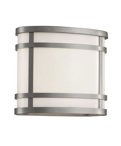 Zephyr 1 Light 8 inch Silver Outdoor Wall Lantern