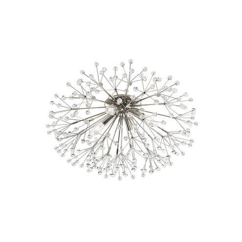 Dunkirk 4 Light 20 inch Polished Nickel Flush Mount Ceiling Light