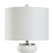 Esther 32 inch 150.00 watt Frosted White Table Lamp Portable Light