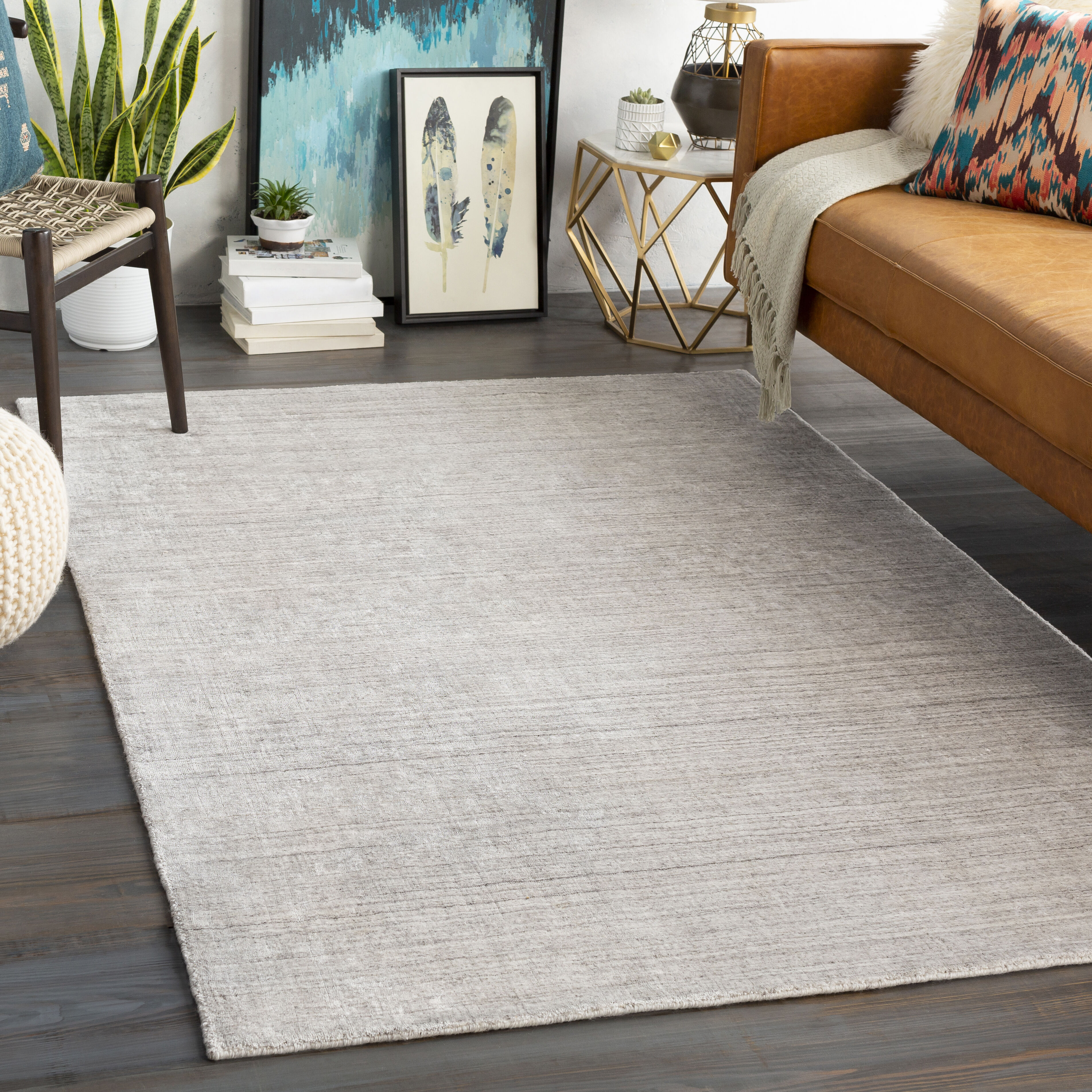 Torino 90 X 60 inch Off-White Rug in 5 x 8, Rectangle