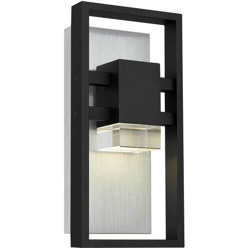 Mars LED 12 inch Sand Black Wall Sconce