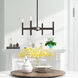 Copenhagen 4 Light 20 inch Bronze Mini Chandelier Ceiling Light