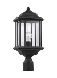 Kent 1 Light 20.25 inch Black Outdoor Post Lantern