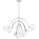 Marias 7 Light 32 inch Polished Chrome Chandelier Ceiling Light