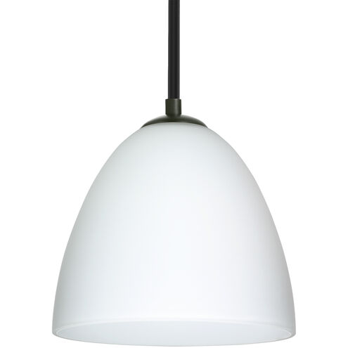 Vila 1 Light Black Stem Pendant Ceiling Light
