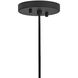 Open Air Arlen 1 Light 24 inch Black Outdoor Hanging Light